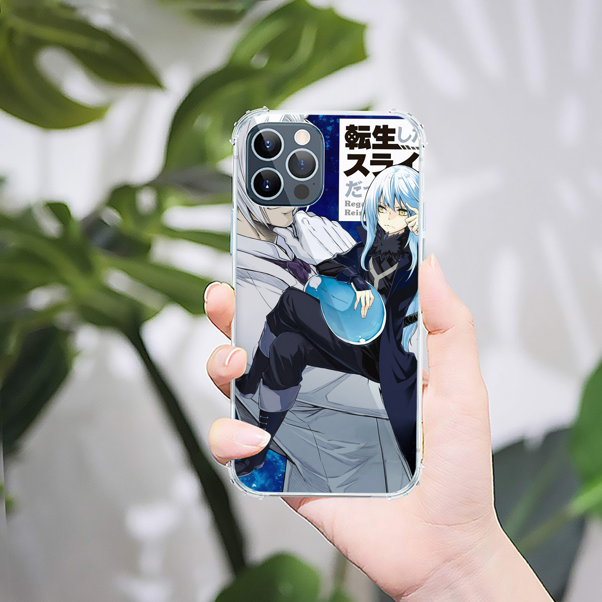 （画像用） 転スラ Regarding Reincarnated to Slime 【iPhone 12シリーズ対応】透明スマホケース（クリアソフトケース）